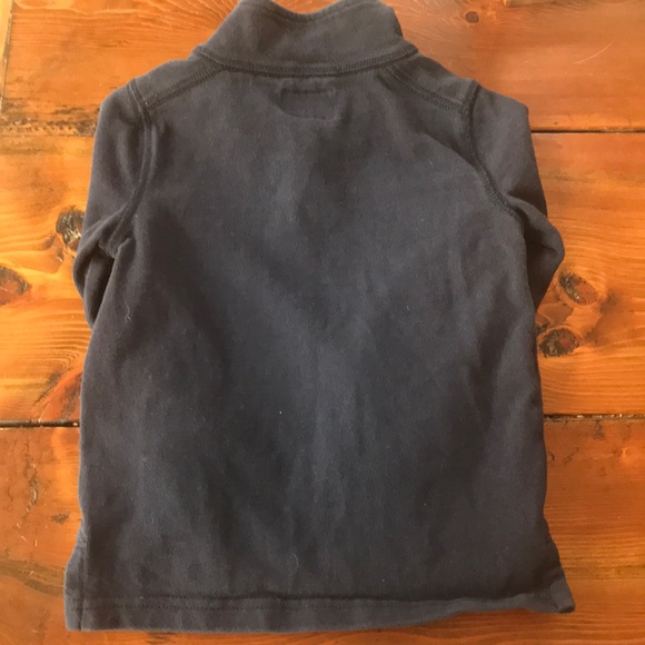 Crewcuts Navy half zip pullover - Picture 3 of 3